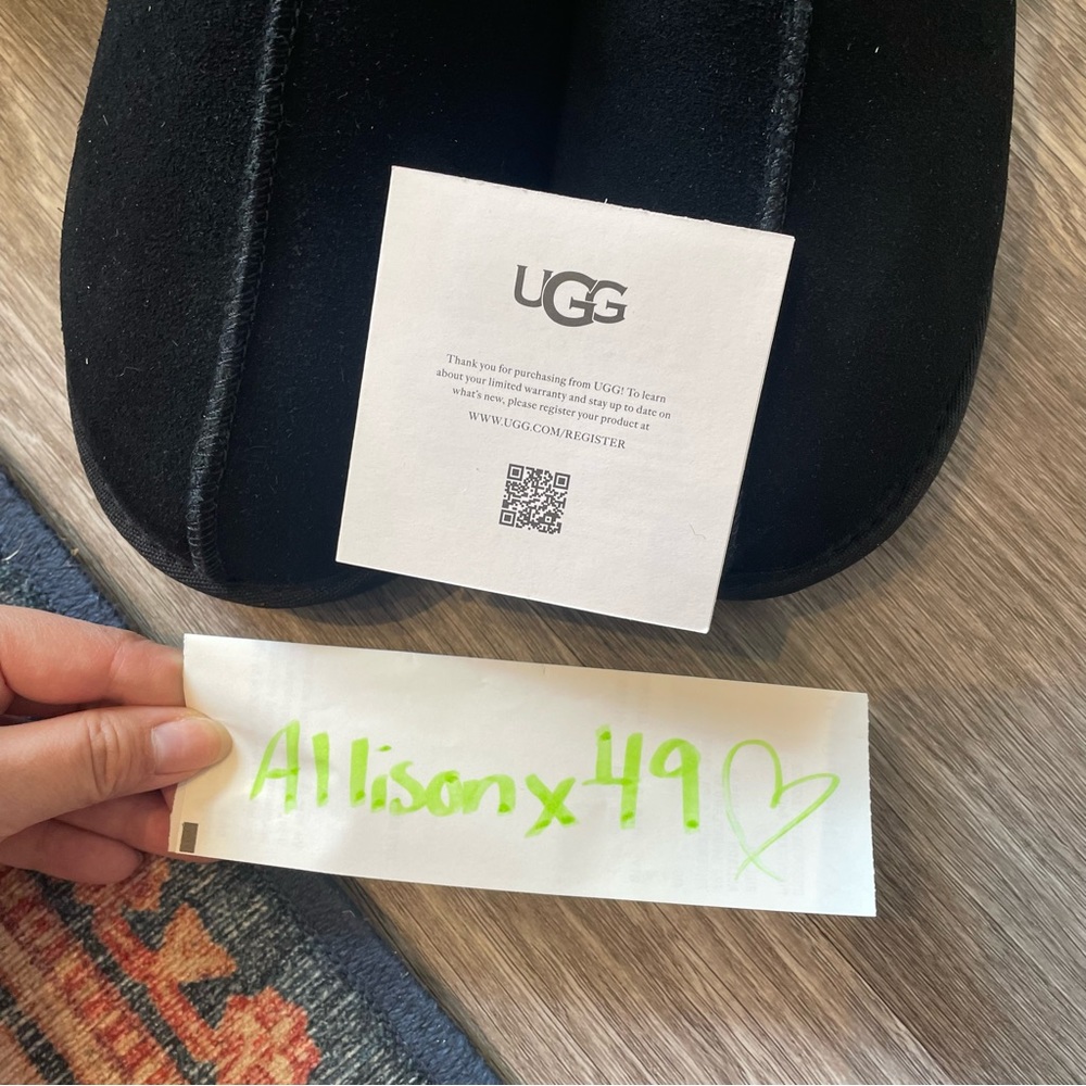 Tasman Ugg in Black Womens Size 8 - Picture 13 of 15